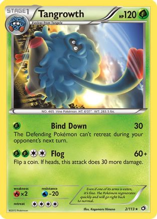 Tangrowth (2) Reverse Holofoil - Legendary Treasures