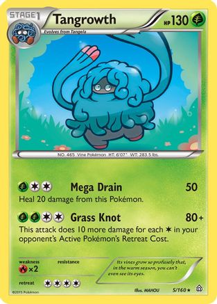 Tangrowth (5) Reverse Holofoil - Primal Clash