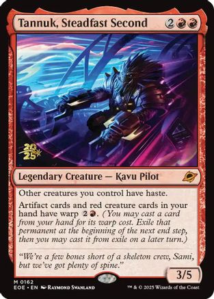 Tannuk, Steadfast Second (Prerelease) (162) Foil - Edge of Eternities