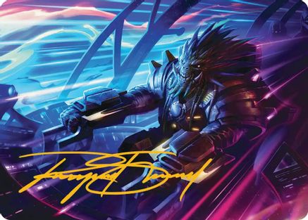 Tannuk, Steadfast Second (019s) Gold-Stamped - Art Series: Edge of Eternities
