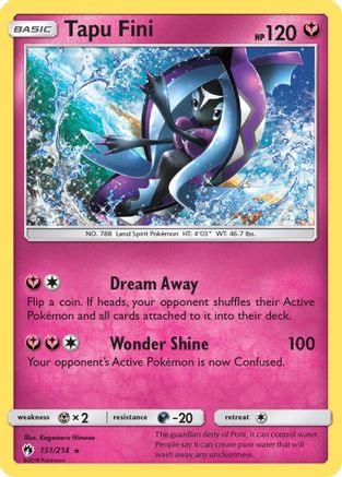Tapu Fini (151) Holofoil - Lost Thunder