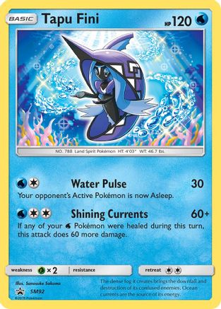Tapu Fini (SM92) Holofoil - Black Star Promos