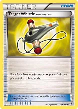 Target Whistle (106) Reverse Holofoil - Phantom Forces