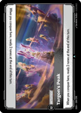 Targon's Peak (289) Foil - Origins