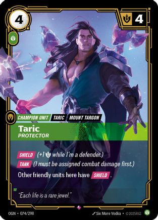 Taric – Protector (074) Foil - Origins