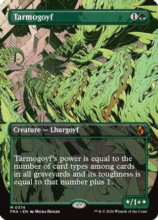 Tarmogoyf (Borderless) (374) - Reality Fracture