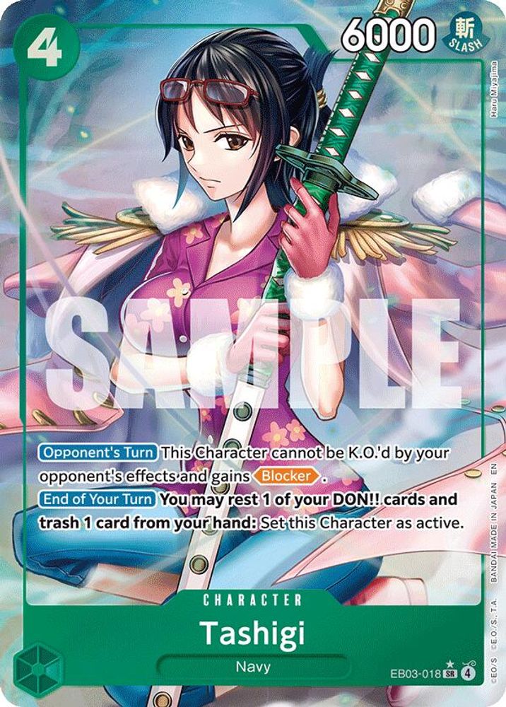 Tashigi (Alternate Art) (EB03-018) Foil