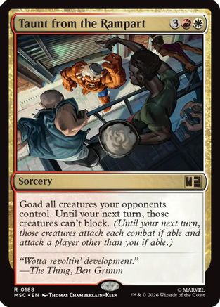 Taunt from the Rampart (188) - Commander: Marvel Super Heroes