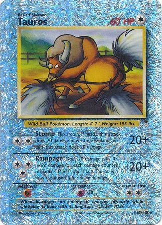 Tauros (65) Reverse Holofoil - Legendary Collection