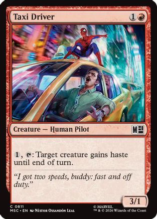 Taxi Driver (811) - Commander: Marvel Super Heroes