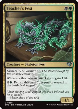 Teacher's Pest (238) Foil - Secrets of Strixhaven