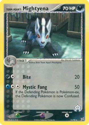 Team Aqua's Mightyena (15) - Team Magma vs Team Aqua