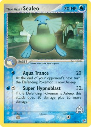 Team Aqua's Sealeo (16) - Team Magma vs Team Aqua