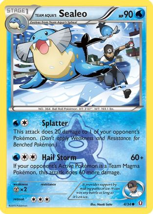 Team Aqua's Sealeo (4) - Double Crisis