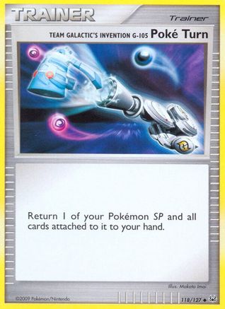 Team Galactic's Invention G-105 Poke Turn (118) - Platinum