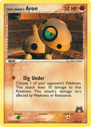 Team Magma's Aron (59) - Team Magma vs Team Aqua