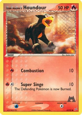 Team Magma's Houndour (62) - Team Magma vs Team Aqua
