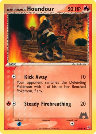 Team Magma's Houndour (63) - Team Magma vs Team Aqua