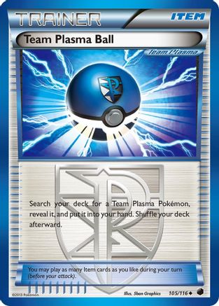 Team Plasma Ball (Team Plasma) (105) Reverse Holofoil - Plasma Freeze