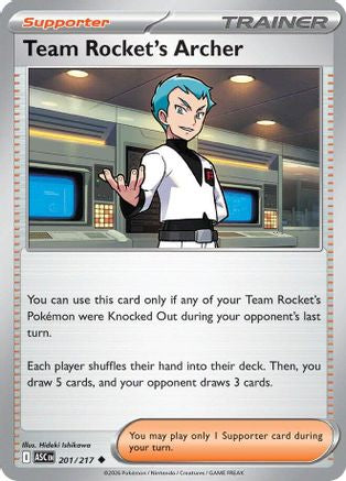 Team Rocket's Archer (201) - Ascended Heroes