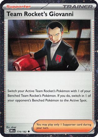 Team Rocket's Giovanni (Cosmos Holo) (174) Holofoil - Miscellaneous Cards & Products