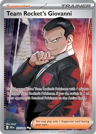 Team Rocket's Giovanni (Full Art) (225) Holofoil - Destined Rivals
