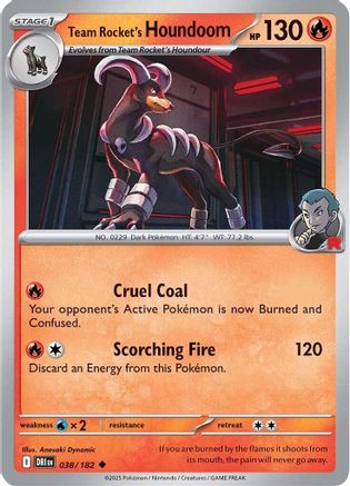 Team Rocket's Houndoom (38) - Destined Rivals