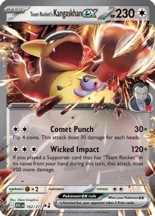 Team Rocket's Kangaskhan ex (162) Holofoil - Ascended Heroes