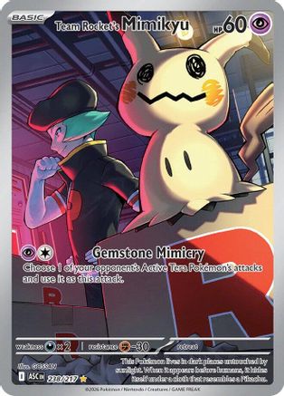 Team Rocket's Mimikyu (238) Holofoil - Ascended Heroes