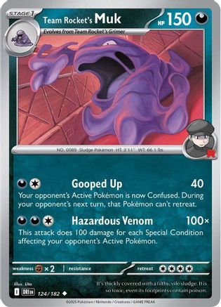 Team Rocket's Muk (124) - Destined Rivals