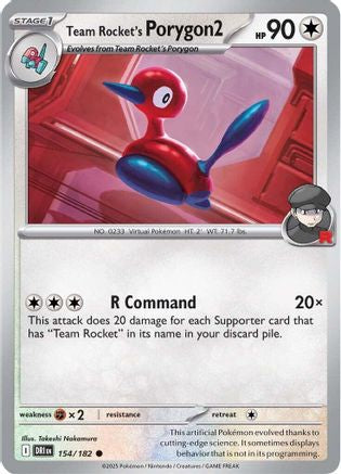 Team Rocket's Porygon2 (154) - Destined Rivals