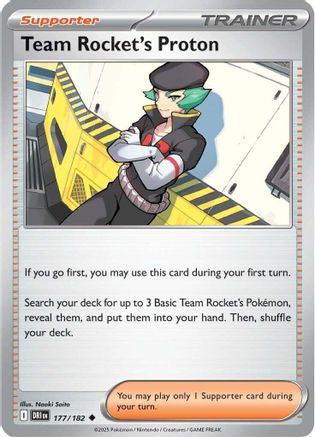Team Rocket's Proton (177) Reverse Holofoil - Destined Rivals