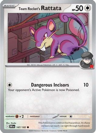 Team Rocket's Rattata (147) - Destined Rivals