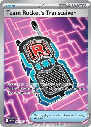 Team Rocket's Transceiver (Full Art) (263) Holofoil - Ascended Heroes