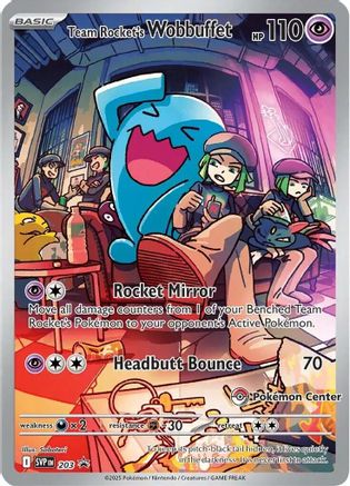 Team Rocket's Wobbuffet (Pokémon Center Exclusive) (203) Holofoil - Black Star Promos