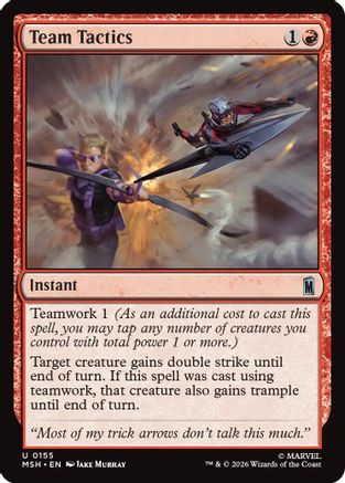 Team Tactics (155) Foil - Marvel Super Heroes