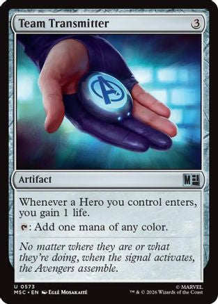 Team Transmitter (573) Foil - Commander: Marvel Super Heroes