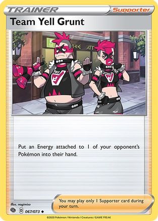 Team Yell Grunt (67) - Champions Path