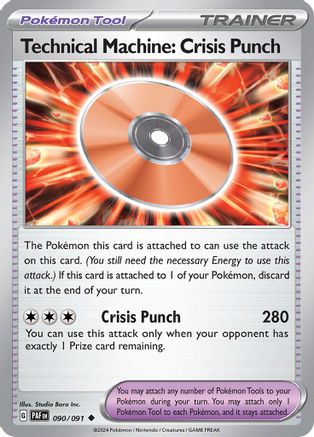 Technical Machine: Crisis Punch (90) - Paldean Fates
