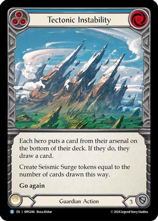 Tectonic Instability (MPG046) - Mastery Pack Guardian