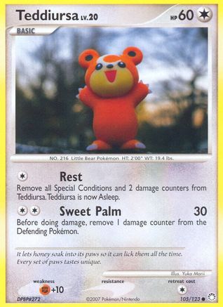 Teddiursa (105) Reverse Holofoil - Mysterious Treasures