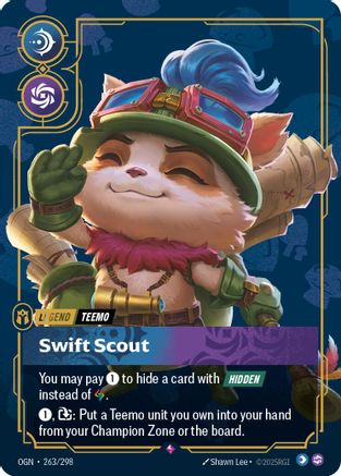 Teemo – Swift Scout (263) Foil - Origins