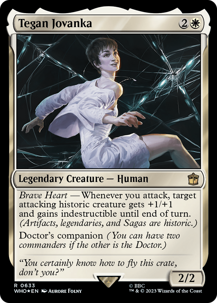Tegan Jovanka (633) Surge Foil - Doctor Who