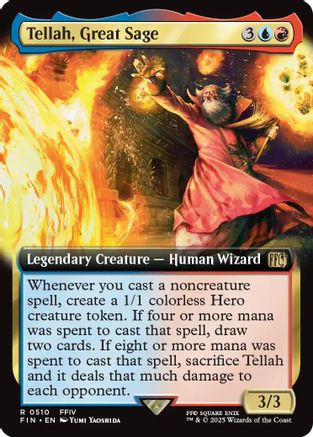 Tellah, Great Sage (Extended Art) (510) Foil - FINAL FANTASY