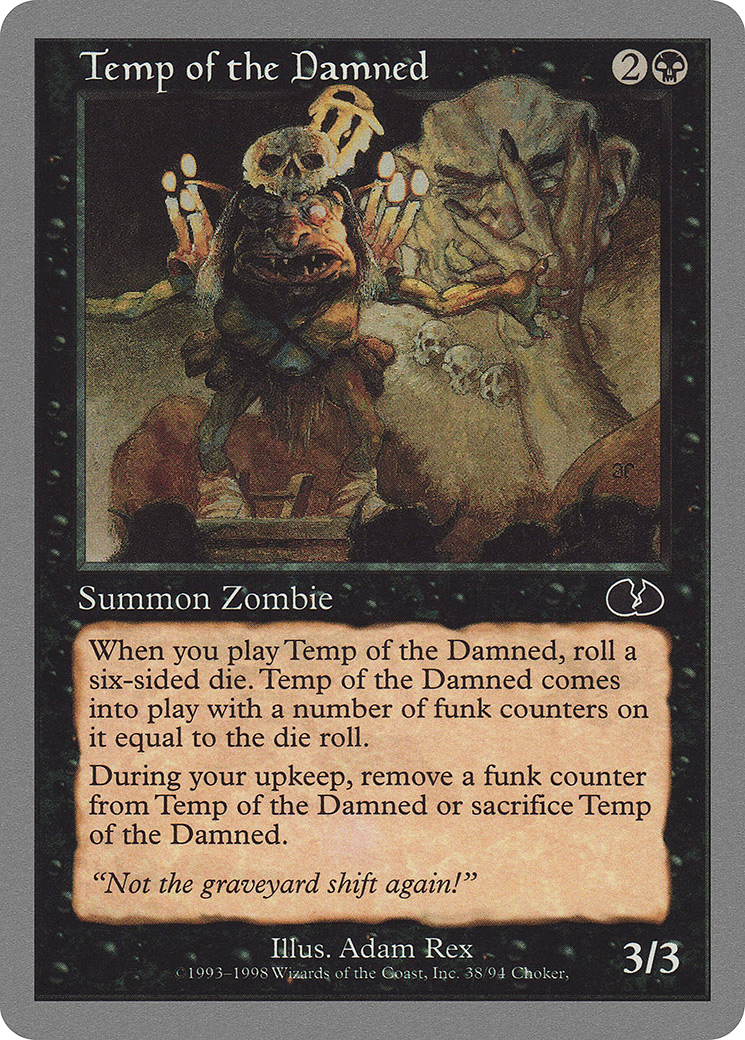 Temp of the Damned (038) - Unglued