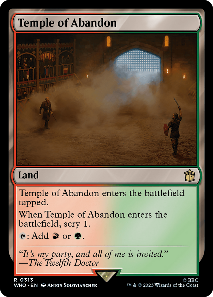 Temple of Abandon (313) Foil - Doctor Who