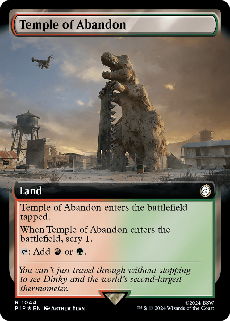Temple of Abandon (Extended Art) (1044) Surge Foil - Fallout