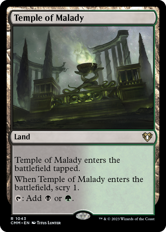 Temple of Malady (1043) - Commander Masters
