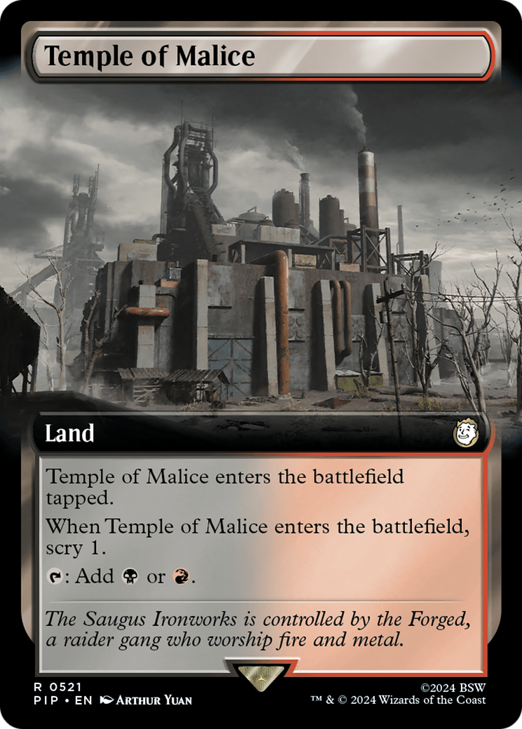 Temple of Malice (Extended Art) (521) Foil - Fallout