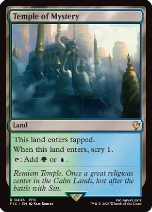 Temple of Mystery (436) Surge Foil - Commander: FINAL FANTASY